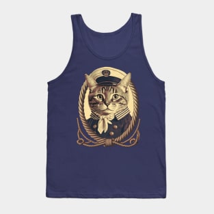 Sailor Cat Tank Top